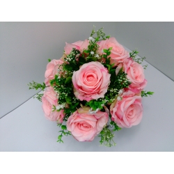 Flower box czarno-złoty ekskluzywny bukiet róże/635