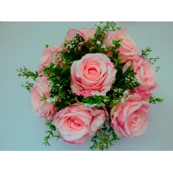 Flower box czarno-złoty ekskluzywny bukiet róże/635