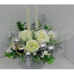 Flower box stroik bożonarodzeniowy, świąteczny dekoracja wigilijna,stroik na Boże Narodzenie