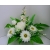 Peonie, róże, gerbery.Stroik na grób cmentarz biały /626