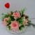 Stroik bukiet kompozycja róże koszyk prezent Dzień Matki
