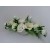 Biały stroik troik kompozycja kwiatowa na cmentarz /656