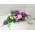 Komplet stroik+bukiet do wazonu na grób cmentarz chryzantemy storczyki róże /816
