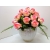 Bukiet róż w gipsowym wazonie stroik z róż /630