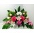 Stroik na grób cmentarz  chryzantemy, lilie, róże gladiole /343