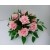 Kwiaty na grób dziecka różowe rose w  koszyku/810