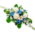 Stroik xxl na grób peonie, niebieskie róże, storczyki. Dekoracja nagrobna /298