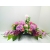 Stroik + bukiet do wazonu komplet na cmentarz chryzantemy gladiole róże frezje /559