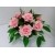 Kwiaty na grób dziecka różowe rose w  koszyku/810